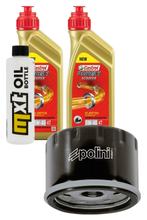 Paquete de inspección 2L 5W-40 + filtro de aceite + 1x bujía para Piaggio X10 500 ccm