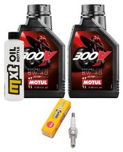 Inspectiepakket 2L 5W-40 + Oliefilter + 1x Bougie voor Piaggio X10 500 ccm