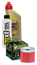 Paquete de inspección 1L 10W-40 + filtro de aceite + 1x bujía para Suzuki AN 125 ccm
