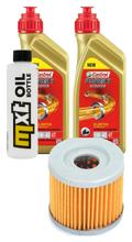 Inspection package 2L 5W-40 + oil filter + 1x spark plug for Suzuki UX Sixteen 125 ccm