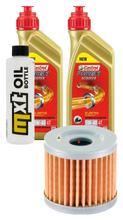 Inspection package 2L 5W-40 + oil filter + 1x spark plug for Suzuki UX Sixteen 125 ccm