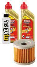 Inspektionspaket 2L 5W-40 + Ölfilter + 1x Zündkerze für Suzuki UX Sixteen 125 ccm