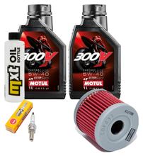 Inspektionspaket 2L 5W-40 + Ölfilter + 1x Zündkerze für Suzuki UX Sixteen 125 ccm