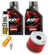 Inspectiepakket 2L 5W-40 + Oliefilter + 1x Bougie voor Suzuki UX Sixteen 125 ccm
