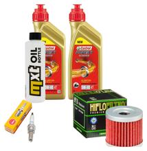 Inspection package 2L 5W-40 + oil filter + 1x spark plug for Suzuki UX Sixteen 125 ccm