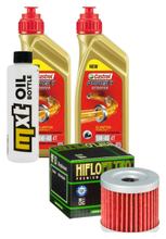 Inspection package 2L 5W-40 + oil filter + 1x spark plug for Suzuki UX Sixteen 125 ccm
