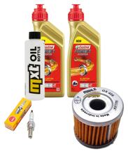 Inspection package 2L 5W-40 + oil filter + 1x spark plug for Suzuki UX Sixteen 125 ccm