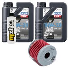 Inspectiepakket 2L 10W-30 + Oliefilter + 1x Bougie voor Suzuki UH Burgman 125 ccm Bj. 2007