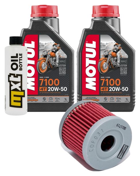 Inspektionspaket 2L 20W-50 + Ölfilter + 1x Zündkerze für Suzuki UH Burgman 200 ccm Bj. 2007