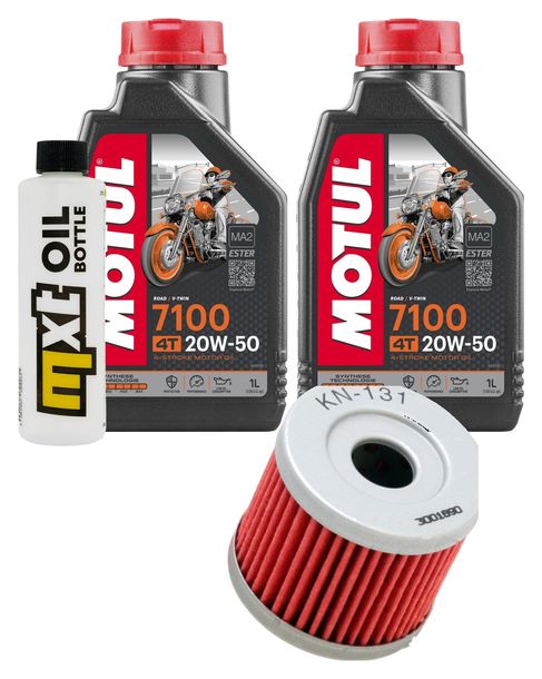 Inspektionspaket 2L 20W-50 + Ölfilter + 1x Zündkerze für Suzuki UH Burgman 200 ccm Bj. 2007