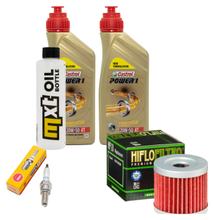 Paquete de inspección 2L 20W-50 + filtro de aceite + 1x bujía para Suzuki UH Burgman 200 ccm Año 2007
