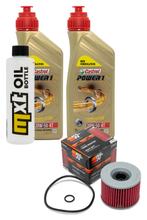 Paquete de inspección 2L 20W-50 + filtro de aceite + 1x bujía para Suzuki UH Burgman 200 ccm Año 2007