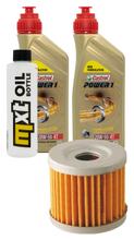 Paquete de inspección 2L 20W-50 + filtro de aceite + 1x bujía para Suzuki UH Burgman 200 ccm Año 2007
