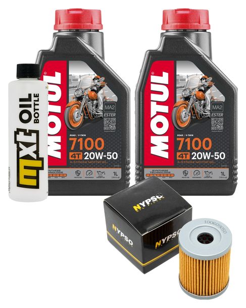 Inspektionspaket 2L 20W-50 + Ölfilter + 1x Zündkerze für Suzuki AN Burgman 250 ccm Bj. 1998