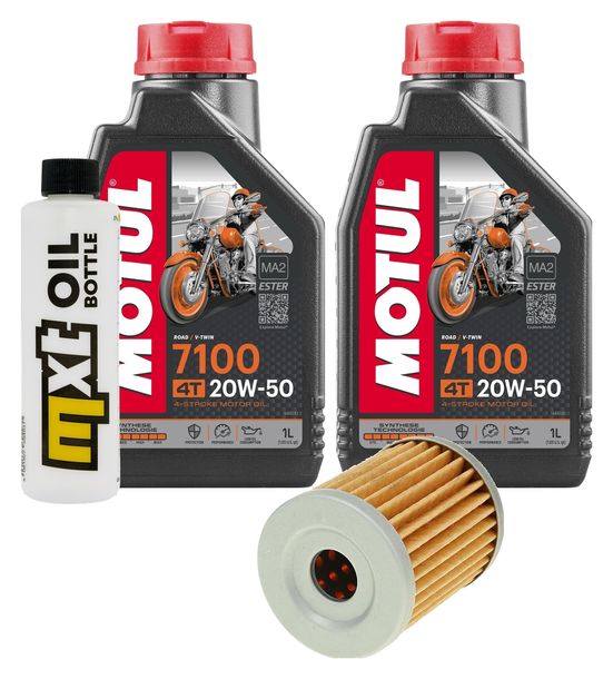 Inspektionspaket 2L 20W-50 + Ölfilter + 1x Zündkerze für Suzuki AN Burgman 250 ccm Bj. 1998