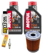 Inspectiepakket 2L 20W-50 + Oliefilter + 1x Bougie voor Suzuki AN Burgman 250 ccm Bj. 1998