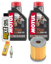 Inspectiepakket 2L 20W-50 + Oliefilter + 1x Bougie voor Suzuki AN Burgman 250 ccm Bj. 1998