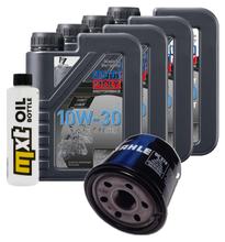 Inspection package 4L 10W-30 + oil filter + 1x spark plug for Suzuki AN Burgman 650 ccm Year 2002