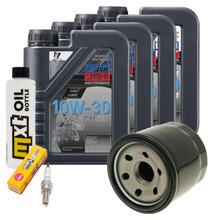 Inspection package 4L 10W-30 + oil filter + 1x spark plug for Suzuki AN Burgman 650 ccm Year 2002