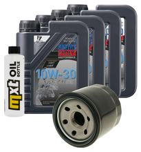 Inspection package 4L 10W-30 + oil filter + 1x spark plug for Suzuki AN Burgman 650 ccm Year 2002