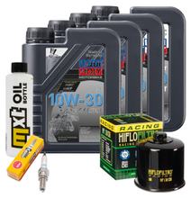 Inspection package 4L 10W-30 + oil filter + 1x spark plug for Suzuki AN Burgman 650 ccm Year 2002