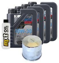 Inspection package 4L 10W-30 + oil filter + 1x spark plug for Suzuki AN Burgman 650 ccm Year 2004
