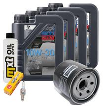 Inspection package 4L 10W-30 + oil filter + 1x spark plug for Suzuki AN Burgman 650 ccm Year 2004