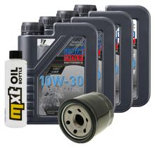 Inspection package 4L 10W-30 + oil filter + 1x spark plug for Suzuki AN Burgman 650 ccm Year 2004
