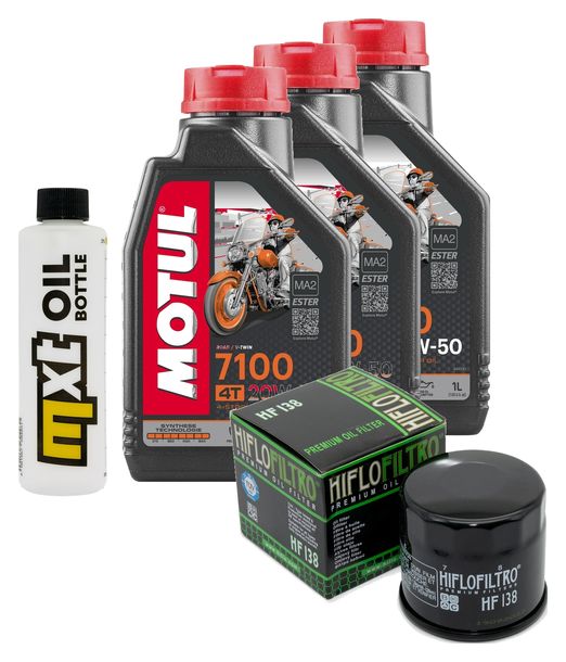 Inspektionspaket 3L 20W-50 + Ölfilter + 1x Zündkerze für Suzuki AN Burgman 650 ccm Bj. 2006