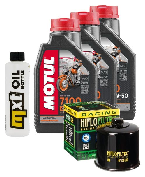 Inspektionspaket 3L 20W-50 + Ölfilter + 1x Zündkerze für Suzuki AN Burgman 650 ccm Bj. 2006