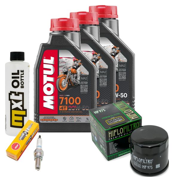 Inspektionspaket 3L 20W-50 + Ölfilter + 1x Zündkerze für Suzuki AN Burgman 650 ccm Bj. 2006