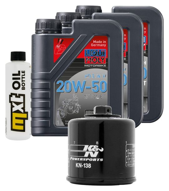 Inspektionspaket 3L 20W-50 + Ölfilter + 1x Zündkerze für Suzuki AN Burgman 650 ccm Bj. 2006