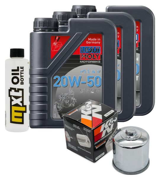 Inspektionspaket 3L 20W-50 + Ölfilter + 1x Zündkerze für Suzuki AN Burgman 650 ccm Bj. 2006