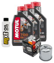 Inspektionspaket 3L 20W-50 + Ölfilter + 1x Zündkerze für Suzuki AN Burgman 650 ccm Bj. 2006