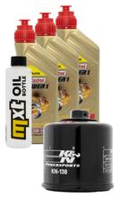 Inspection package 3L 20W-50 + oil filter + 1x spark plug for Suzuki AN Burgman 650 ccm Year 2006