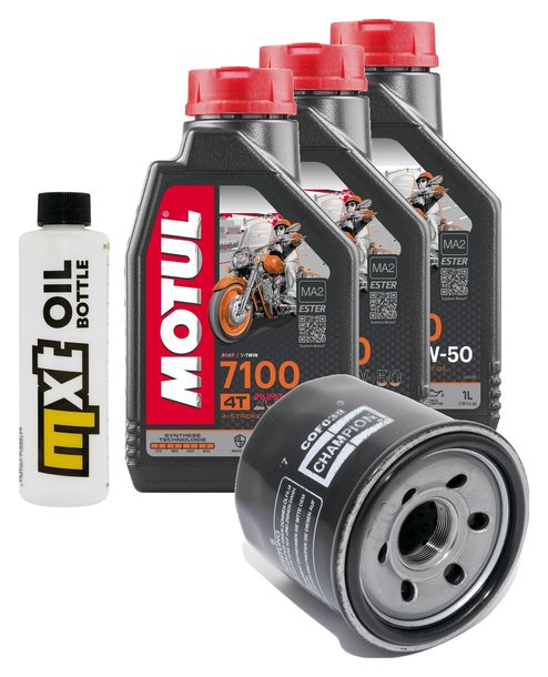 Inspektionspaket 3L 20W-50 + Ölfilter + 1x Zündkerze für Suzuki AN ZA Burgman 650 ccm Bj. 2013
