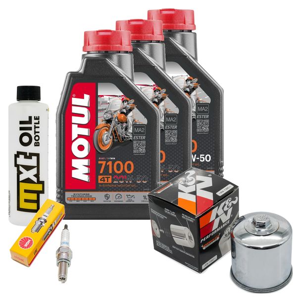 Inspektionspaket 3L 20W-50 + Ölfilter + 1x Zündkerze für Suzuki AN ZA Burgman 650 ccm Bj. 2013