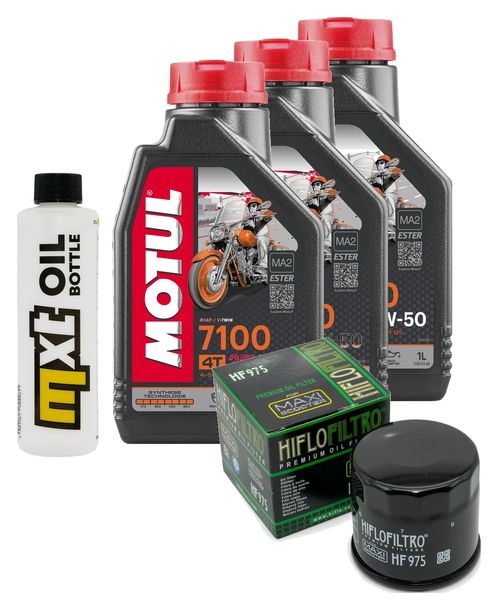 Inspektionspaket 3L 20W-50 + Ölfilter + 1x Zündkerze für Suzuki AN ZA Burgman 650 ccm Bj. 2013