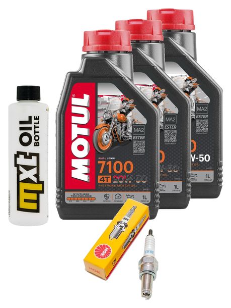 Inspektionspaket 3L 20W-50 + Ölfilter + 1x Zündkerze für Suzuki AN ZA Burgman 650 ccm Bj. 2013