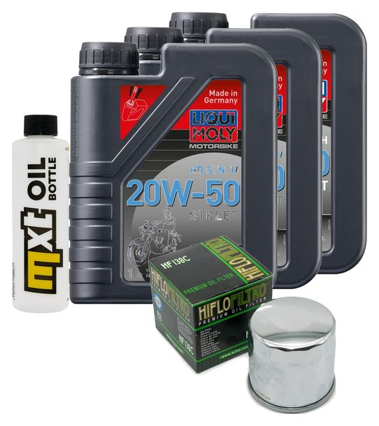 Inspektionspaket 3L 20W-50 + Ölfilter + 1x Zündkerze für Suzuki AN ZA Burgman 650 ccm Bj. 2013
