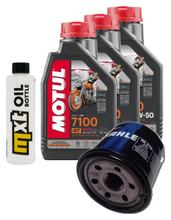 Pacote de Inspeção 3L 20W-50 + Filtro de Óleo + 1x Vela de Ignição para Suzuki AN ZA Burgman 650 ccm Ano 2013
