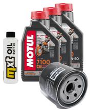 Pacote de Inspeção 3L 20W-50 + Filtro de Óleo + 1x Vela de Ignição para Suzuki AN ZA Burgman 650 ccm Ano 2013
