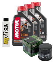 Inspectiepakket 3L 20W-50 + Oliefilter + 1x Bougie voor Suzuki AN ZA Burgman 650 ccm Bj. 2013