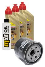 Paquete de inspección 3L 20W-50 + filtro de aceite + 1x bujía para Suzuki AN ZA Burgman 650 ccm Año 2013
