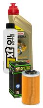 Inspektionspaket 1L 10W-40 + Ölfilter + 1x Zündkerze für SYM GTS EVO i 125 ccm