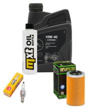 Inspectiepakket 1L 10W-40 + Oliefilter + 1x Bougie voor SYM GTS EVO i 125 ccm