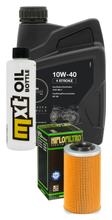 Inspectiepakket 1L 10W-40 + Oliefilter + 1x Bougie voor SYM GTS EVO i 125 ccm
