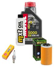 Inspektionspaket 1L 10W-40 + Ölfilter + 1x Zündkerze für SYM GTS EVO i 125 ccm