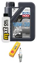Inspektionspaket 1L 10W-30 + Ölfilter + 1x Zündkerze für SYM HD 125 ccm
