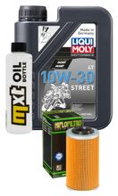 Inspectiepakket 1L 10W-30 + oliefilter + 1x bougie voor SYM Joyride 125 ccm Bj. 2004